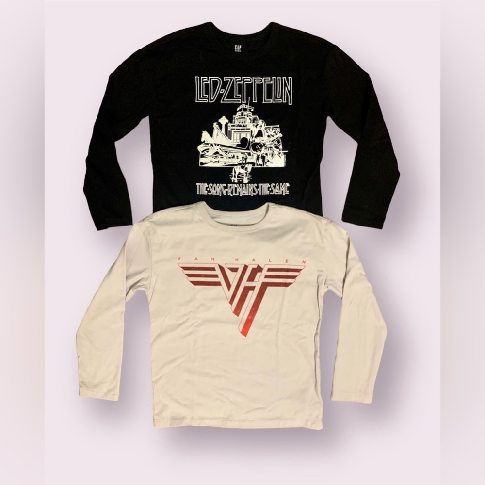 Gap long sleeve band tee’s size 8